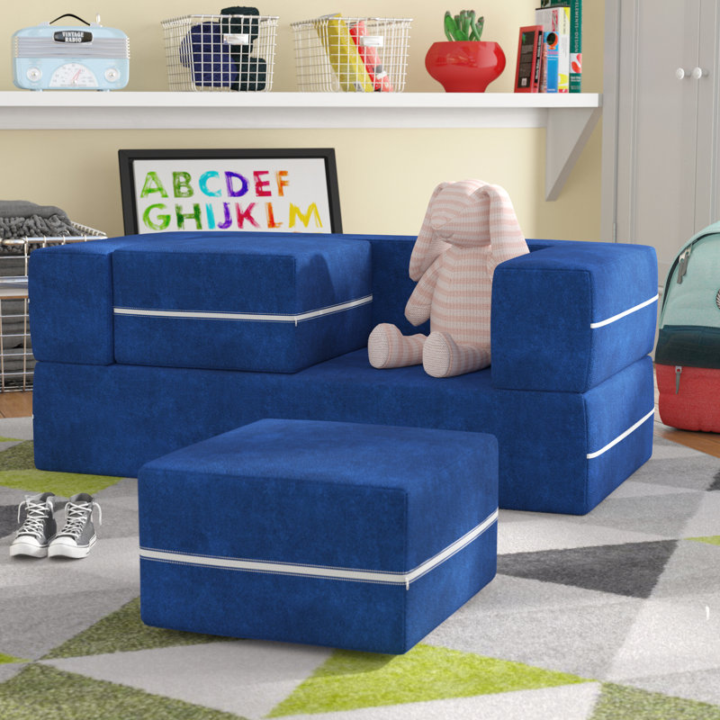Mack & Milo™ Mendonca Kids Sofa and Ottoman & Reviews | Wayfair